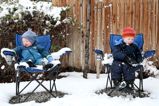 snow chairs