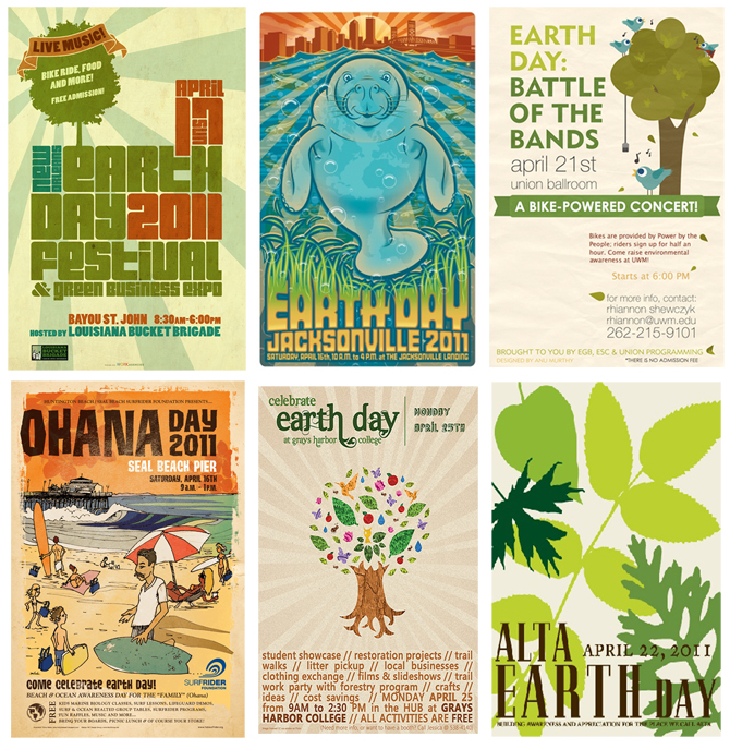 earth day posters 2011. This years favorite: Earth Day