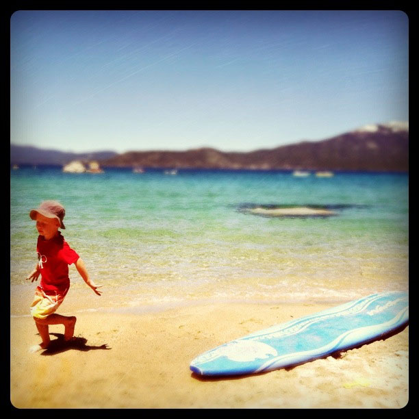 Play Date @ Tahoe. Sand vs Cement.