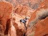 Ari practices a vital canyon country skill.
